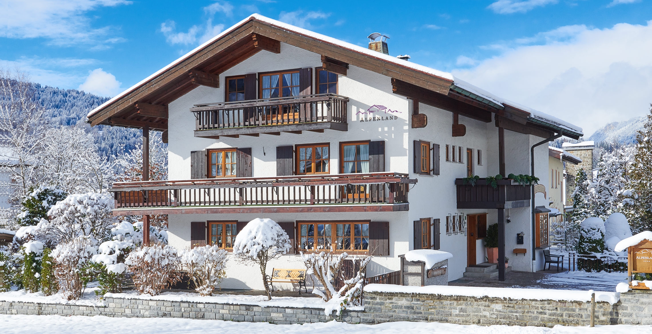 Winterbild Alpenland Oberstdorf