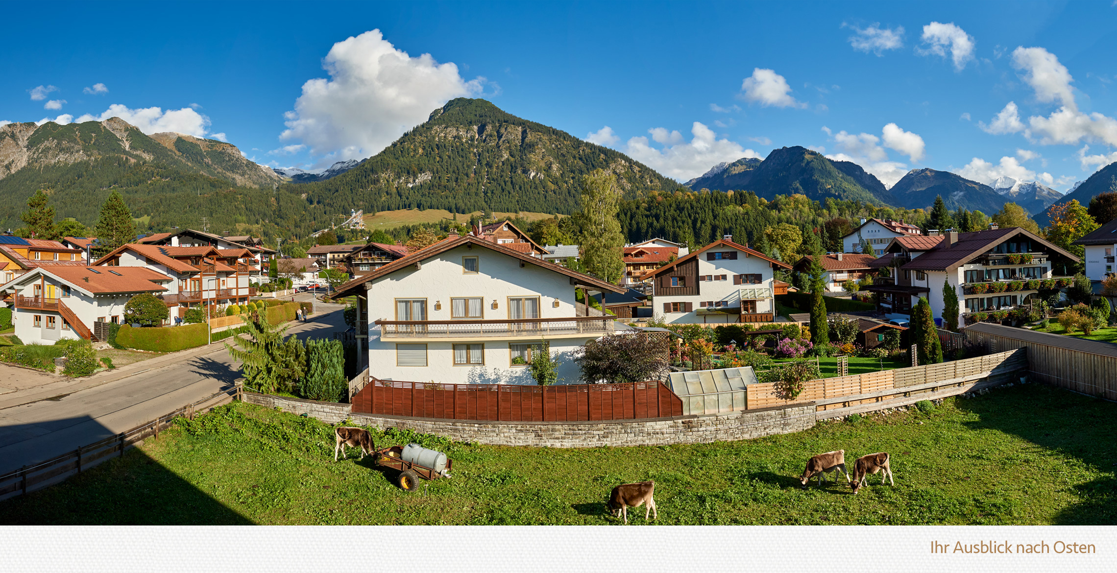 Ausblick Alpenland nach Osten